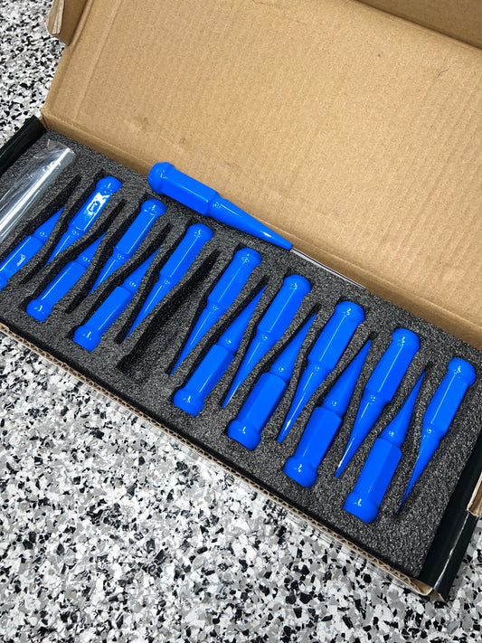 Playboy blue spiked lug nuts